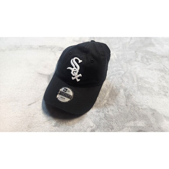 Youth Toddler Chicago White Sox New Era Hat Cap Strapback Black MLB Baseball - Picture 1 of 7